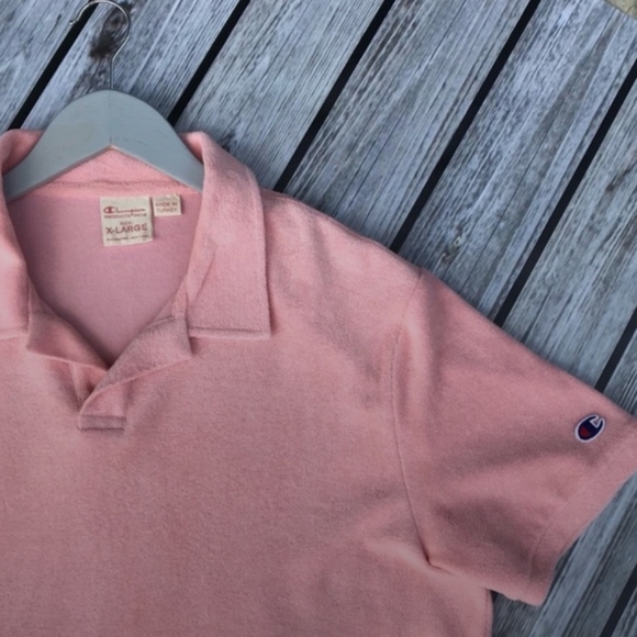 SOLD: EUC CHAMPION POLO VELOUR MENS SIZE XL - Picture 6 of 8